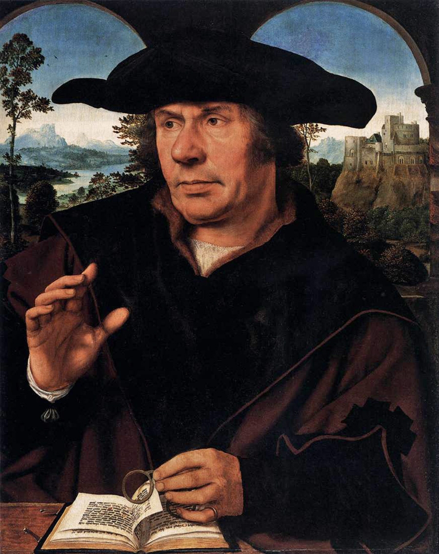 man with glasses